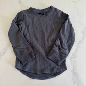 Little Bipsy Blue/Gray  Long Sleeve  Tee 2t-3t
